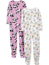 Pijamas Simple Joys da Carter's Girls Fleece, pacote de 8 anos, 2