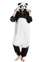 Pijamas unissex para adultos com fantasia de Halloween Onesie DELEY Panda