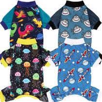 Pijamas XPUDAC para cães pequenos, 4 estilos de desenho animado Pijamas XPUDAC para cães pequenos, 4 estilos de desenho animado