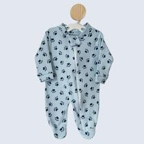 Pijaminha Ziper Macacão Malha Patinhas Algodão Estampado Cor:PatinhasTamanho:Rn Pijaminha Ziper Macacão Malha Patinhas Algodão Estampado Cor:PatinhasTamanho:Rn