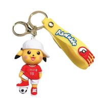 Pikachu Charmander Psyduck Pokemon Chaveiro Anime Action Figure Kawaii Cartoon Toy Keyring Pingente