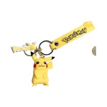 Pikachu Chaveiro Pingente Pokémon Anime Modelo Brinquedo Bonecas Presente De Aniversário Infantil