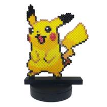 Pikachu Grande para Decoração da Sua Estante Pikachu em Píxel Píxel Art
