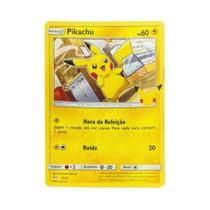 Pikachu Mc Donalds 2021 Carta Pokemon Foil Em Português - Pokémon