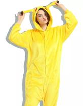 Pikachu Pokemon Fantasia Pijama Kigurumi Macacão Roupa Adulto A Pronta Entrega - Jhon House