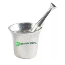 Pilão Almofariz Socador Alho Alumínio Fundido Polido 300 Ml Pilão Almofariz Socador Alho Alumínio Fundido Polido 300 Ml