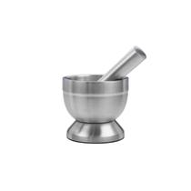 Pilao com Macerador Socador Aço Inox Temperos Alho Ervas