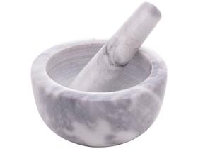 Pilão com Socador Marin Mármore 12x6cm Lyor