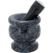 Pilão de Marmore Belchior Marmore Natural Cinza com Mortar