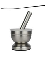 Pilão em Aço Inox Com Macerador Socador Caipirinha Drink Pilão temperos alho gourmet resistente profissional - Mimo Style