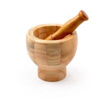 Pilão Madeira Bambu Alho Condimento com Socador Muito Bom Pilão Madeira Bambu Alho Condimento com Socador Muito Bom