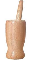 Pilao Madeira Com Bastao Stolf 12x7cm 2 Pçs Pilao Madeira Com Bastao Stolf 12x7cm 2 Pçs