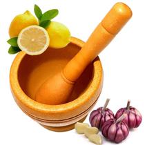 Pilão Socador De Alho Sal Pimenta Tempero Fresco E Caseiro Pilão Socador De Alho Sal Pimenta Tempero Fresco E Caseiro