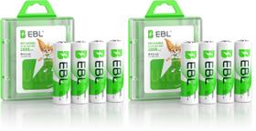 Pilas Recargables EBL AA 2800mAh Ni-MH Paquete de 8