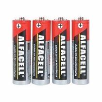 Pilha AA 1,5V Alfacell - Pacote com 4 Unidades Pilha AA 1,5V Alfacell - Pacote com 4 Unidades