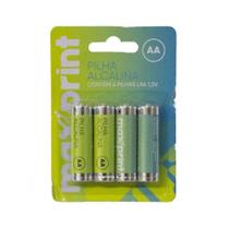 Pilha AA Alcalina C/4 - Maxprint