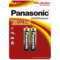 Pilha AA Alcalina Panasonic - Kit com 2 unidades