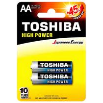 Pilha AA Alcalina Toshiba LR6GCP Cartela Com 2 unidades Pilha AA Alcalina Toshiba LR6GCP Cartela Com 2 unidades