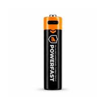 Pilha AA Cartela 1 Unidade Recarregável Ultrarrápida Turbo Powerfast com Entrada USBC Integrada e Chip Inteligente Gshield Pilha AA Cartela 1 Unidade Recarregável Ultrarrápida Turbo Powerfast com Entrada USBC Integrada e Chip Inteligente Gshield