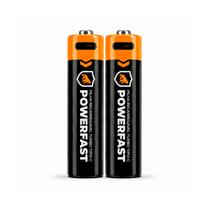 Pilha AA Cartela 2 Unidades Recarregável Ultrarrápida Turbo Powerfast com Entrada USBC Integrada e Chip Inteligente Gshield Pilha AA Cartela 2 Unidades Recarregável Ultrarrápida Turbo Powerfast com Entrada USBC Integrada e Chip Inteligente Gshield