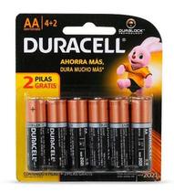 Pilha AA Duracell Alcalina PACK-6 Pilha AA Duracell Alcalina PACK-6