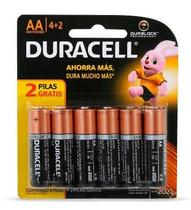 Pilha AA Duracell Alcalina PACK-6 Pilha AA Duracell Alcalina PACK-6