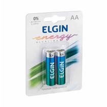 Pilha aa energy alcalina 1,5v / 2un / elgin