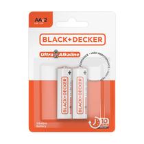 Pilha AA LR6 Black + Decker Alcalina Kit 2 Unidades