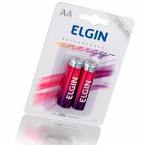 Pilha AA recarregável 2 un Elgin