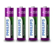 Pilha AA Recarregável 2500mah Original Envio Rápido