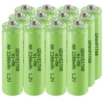 Pilha AA Recarregável GENYESTAR 1,2V 2200mAh, Kit com 12 Unidades Pilha AA Recarregável GENYESTAR 1,2V 2200mAh, Kit com 12 Unidades