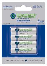 Pilha AA Super Alcalina Bap Energy 4 Unidades