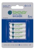 Pilha Aaa Alcalina 1,5v Cartela Com 4 Bap Sa066