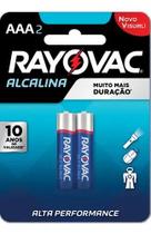 Pilha AAA Alcalina Alta Performance 202912- Rayovac