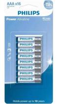 Pilha Aaa Alcalina Paliti Philips Power Blister C/16 Unidades Pilha Aaa Alcalina Paliti Philips Power Blister C/16 Unidades