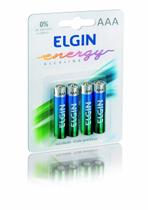 Pilha AAA Alcalina para Controle Remoto Relógios Brinquedos e Eletrónicos em Geral Embalagem com 4 Unidades - Elgin