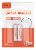 Pilha Aaa Black+decker Lr03 Ultra Alkaline - 2 Unidades Pilha Aaa Black+decker Lr03 Ultra Alkaline - 2 Unidades