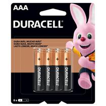 Pilha AAA Duracell 8 Unidades Alcalina 1,5v Palito - MN2400