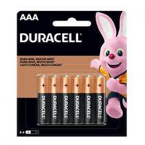 Pilha AAA Duracell Alcalina PACK-6 Pilha AAA Duracell Alcalina PACK-6
