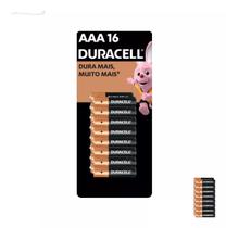 Pilha Aaa Duracell Alcalina Pack Cartela 16 Unidades Pequena Pilha Aaa Duracell Alcalina Pack Cartela 16 Unidades Pequena