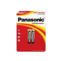 Pilha aaa palito 1,5v panasonic alcalina c/2