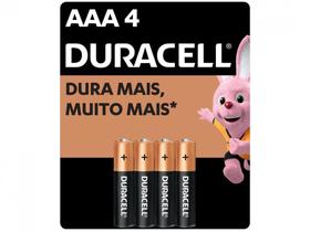 Pilha AAA Palito Alcalina 4 Unidades - Duracell Pilha AAA Palito Alcalina 4 Unidades - Duracell