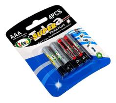 Pilha AAA Palito Comum Original Idea Cartela C/ 4 Unidades Pilha AAA Palito Comum Original Idea Cartela C/ 4 Unidades