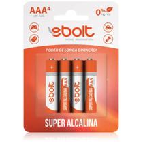 Pilha Aaa Super Alcalina Lr03 Ps-006 C/ 4 Ebolt