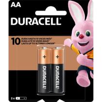 Pilha acalina duracell pequena aa cartela com 2 unidades