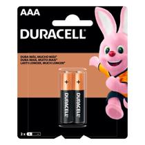 Pilha Alcalina 1,5v Aaa Mn2400 (com 2 Pilhas) Duracell