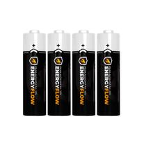 Pilha Alcalina 4 Unidades AA Energy Flow com Tensão de 1,5V, Alta potência e Durabilidade para Controles, Teclados, Mouses e Brinquedos Gshield Pilha Alcalina 4 Unidades AA Energy Flow com Tensão de 1,5V, Alta potência e Durabilidade para Controles, Teclados, Mouses e Brinquedos Gshield