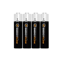 Pilha Alcalina 4 Unidades AAA Energy Flow com Tensão de 1,5V, Alta potência e Durabilidade para Controles, Teclados, Mouses e Brinquedos Gshield Pilha Alcalina 4 Unidades AAA Energy Flow com Tensão de 1,5V, Alta potência e Durabilidade para Controles, Teclados, Mouses e Brinquedos Gshield
