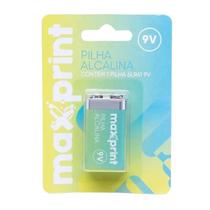 Pilha Alcalina-9V bateria - Maxprint