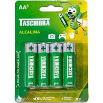 Pilha Alcalina Aa 1,5v - Cartela Com 4 Unidades - Taschibra 13070017 Pilha Alcalina Aa 1,5v - Cartela Com 4 Unidades - Taschibra 13070017